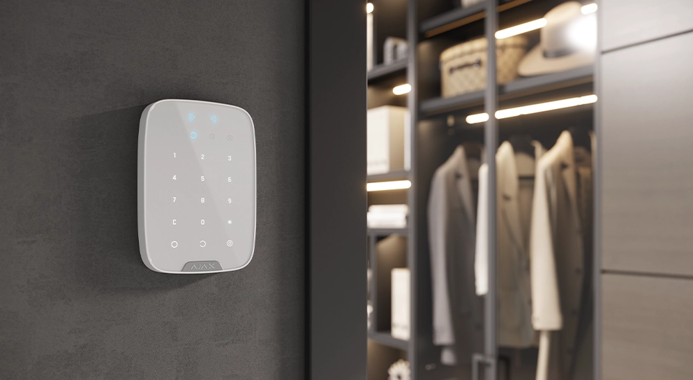 Ajax Keypad blanc dressing Ajax Keypad blanc dressing