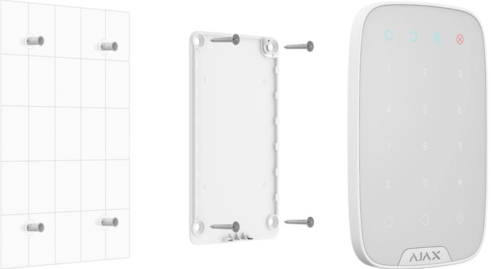 Ajax Keypad installation Ajax Keypad installation